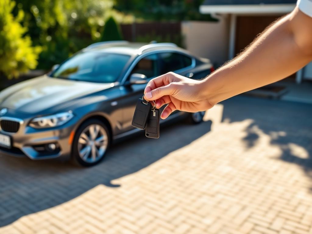 Auto title loan using a vehicle as collateral for fast cash