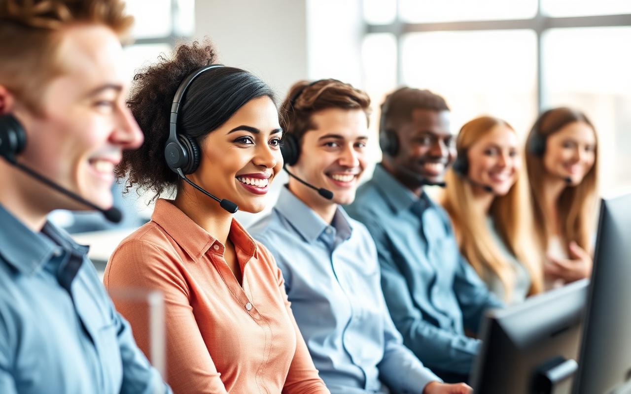 Friendly customer support team ready to help